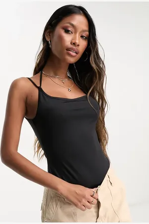 Threadbare Super stretch cami double strap bodysuit in