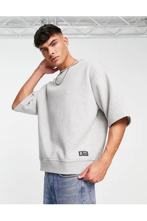 DKNY Men Short Sleeve - DKNY Relaxed fit short sleeve sweatshirt in marl