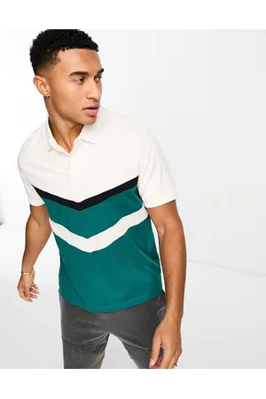 Abercrombie & Fitch Men Polo Shirts - Short sleeve chevron rugby polo in