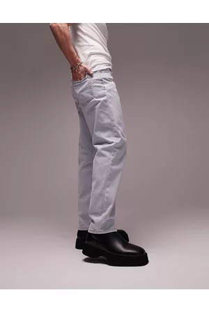 Topman Men Jeans - Loose jeans in bleach