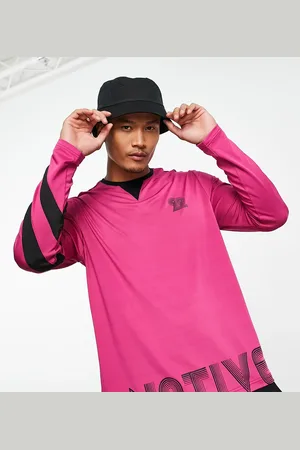 Native Youth Colour block long sleeve t-shirt in in