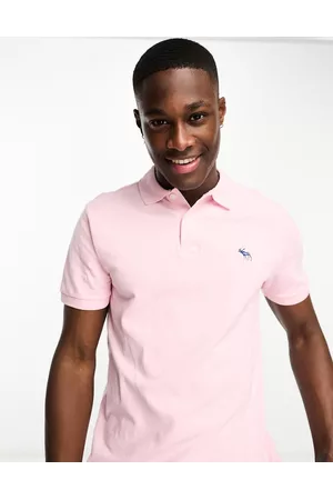 Abercrombie & Fitch Men Polo Shirts - Icon logo pique polo in