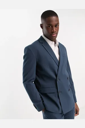 New Look Double breasted suit jacket in
