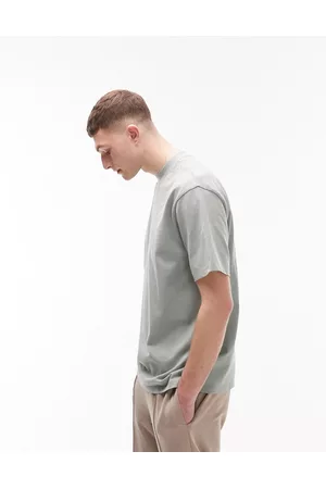 Topman Men Short Sleeve - Oversized fit t-shirt in mid sage