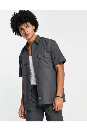 Dickies Short sleeve work shirt in charcoal