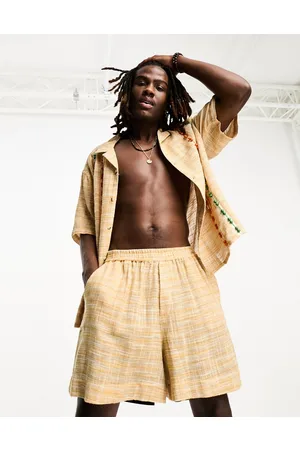 Reclaimed Limited edition woven check shorts