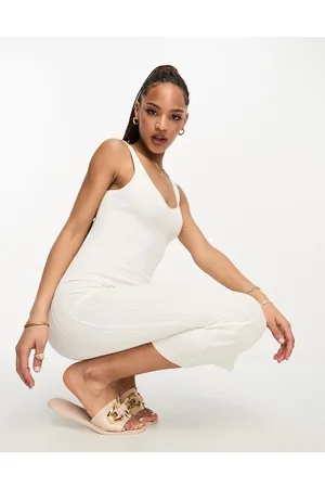 Pieces® V neck knitted maxi dress in