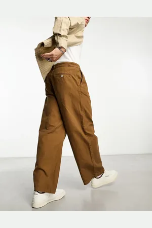 Weekday Nikolas loose fit trousers in washed