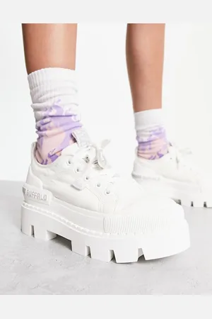 Buffalo Vegan raven lo lace up shoes in