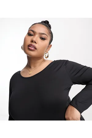 Threadbare Plus super stretch scoop back bodysuit in