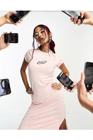 COLLUSION X TAMMY midaxi t-shirt dress in