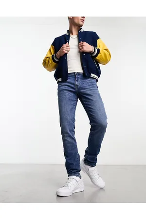 Only & Sons Loom slim fit jeans in mid wash