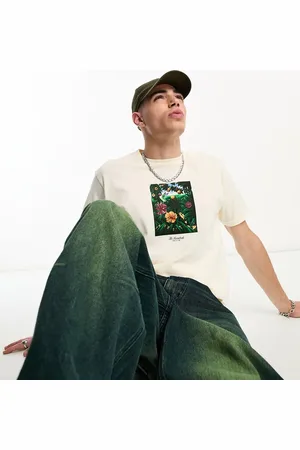 The Hundreds Lush t-shirt in off with chest print