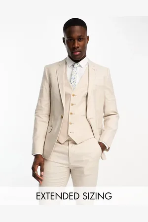 Beige skinny outlet suit