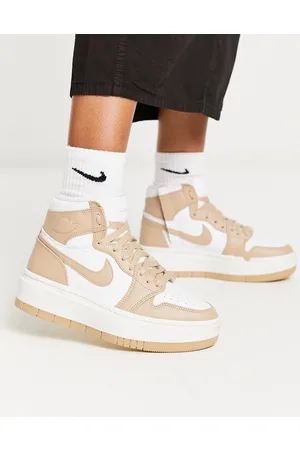 Jordan AJ1 Elevate Mid trainers in and stone