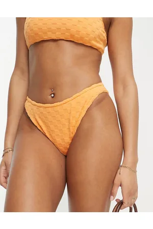 PACSUN Positano terry scoop bikini bottoms co-ord in