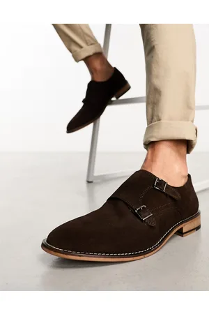 ASOS Monk shoes in suede with natural sole
