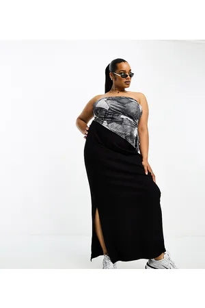 Noisy May Split hem maxi skirt in