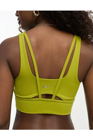 Yellow Nike Sports Bra, Women's Fashion, Activewear on Carousell