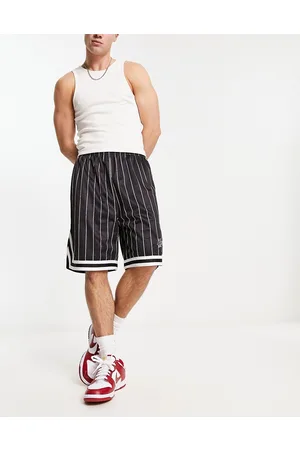 Karl Kani Co-ord mesh varsity shorts in with white stripes