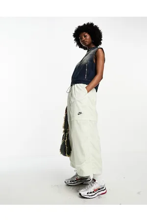 Nike Sport Utility woven cargo maxi skirt in sea glass