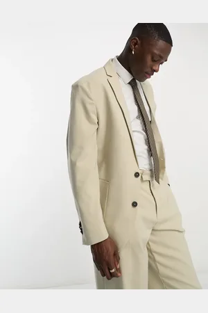 New Look Relaxed fit suit jacket in oatmeal - suit 12