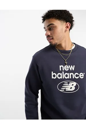 New Balance Essentials Novelty Sweatshirt In Green for Men