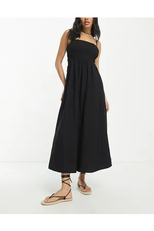 Rhythm Classic shirred maxi summer dress in