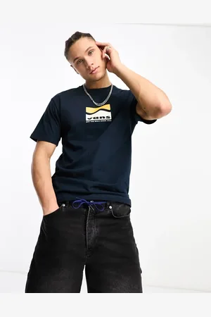 Vans Centre logo side stripe t-shirt in