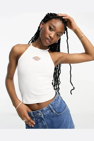 Dickies Chain lake vest with central logo in