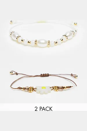 Reclaimed Beaded cord puller bracelet pack