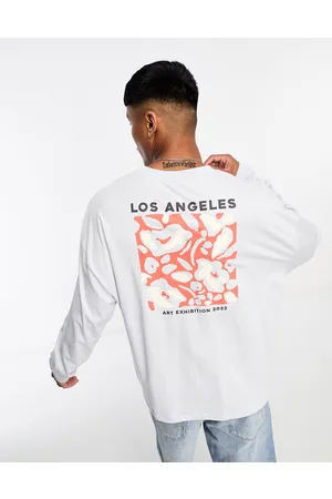 Adpt Oversized T-Shirt in Brown with Los Angeles Back Print