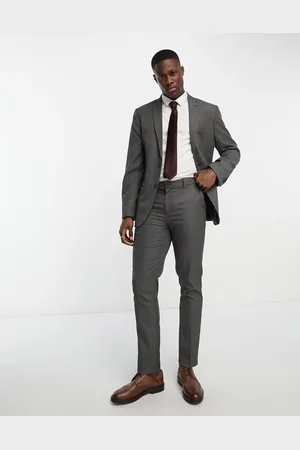 New Look Slim suit trousers in texture - suit 17