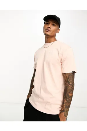 Vans Left chest logo t-shirt in peach
