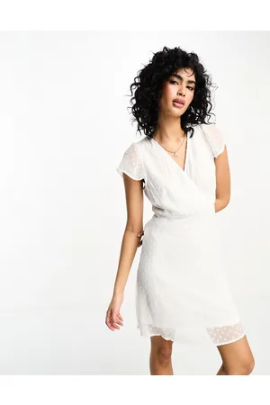 VILA Dobby mini dress in