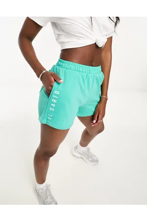 Il Sarto Logo jersey shorts co-ord in bright