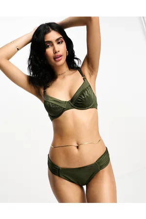 Hunkemöller Crete rio bikini bottom in hedge