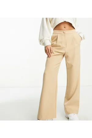 Miss Selfridge Slouchy dad trouser in stone