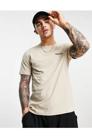 Timberland Small logo t-shirt in sand