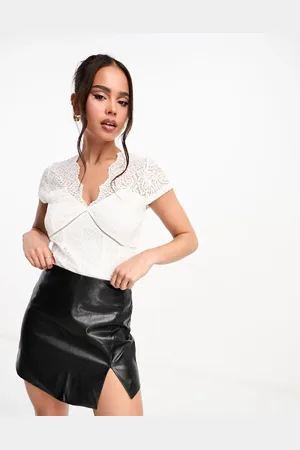 Morgan Sheer lace detail body in