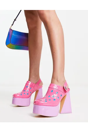 Koi Footwear KOI Candyfloss Power Alien heeled clogs in