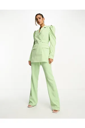 Y.A.S Y.A.S tailored flared trouser co-ord in mint