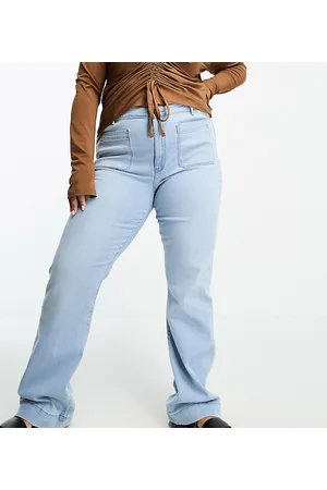 Wrangler High waisted front pocket flare in west coast
