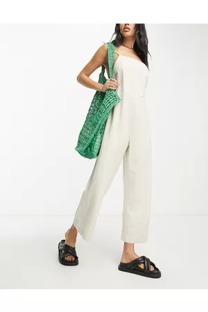 Rhythm Classic beach jumpsuit in oat