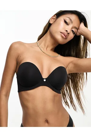 Boux Avenue A-DD cup strapless padded plunge bra in