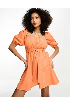 Lola May Belted mini dress in