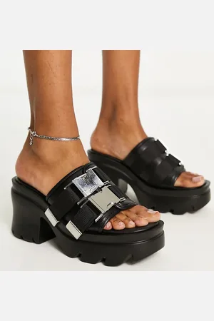 Public Desire Oslo chunky heeled sandals in