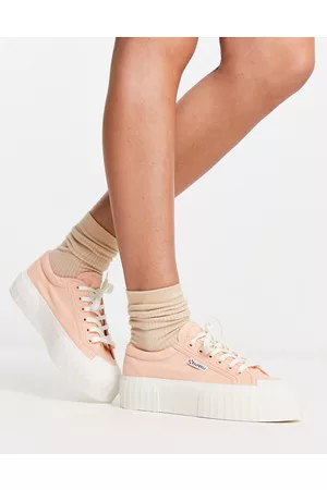 Superga 2631 Stripe Flatform Trainers In