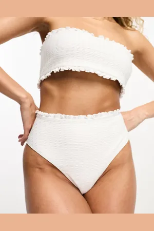 The Frolic Florite high waist bikini bottom in waffle