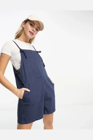 Monki Lightweight denim playsuit in